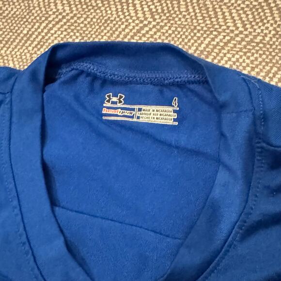 Kids size 4 UK Wildcats Under Armour Shirt - Picture 2 of 4